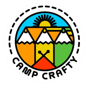 Camp Crafty logo 3.5+x+2+in